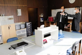 高砂商工会議所が高砂銀座商店街の空き事務所に設けるシェアオフィス＝高砂市高砂町鍛冶屋町