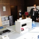 高砂商工会議所が高砂銀座商店街の空き事務所に設けるシェアオフィス＝高砂市高砂町鍛冶屋町