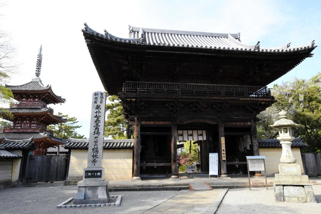 東京五輪の聖火リレーで加古川市内の終着点となる鶴林寺＝同市加古川町北在家