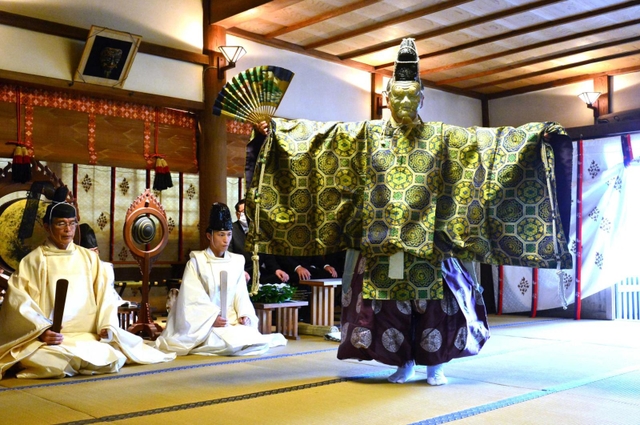 高砂夫婦面神楽面