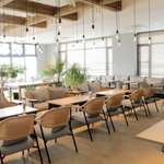 明るく開放的な雰囲気のレストラン「ＮＯＣＡ」＝稲美町六分一