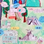 児童が描いたツリーハウスなどの再整備案