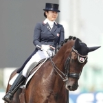 ２０１８年ジャカルタ・アジア大会で演技した黒木茜さん＝１８年８月、インドネシア・ジャカルタ（共同）