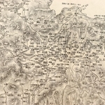 １９０８年に神戸新聞が紙面の付録として発行した地図の丹波地域部分