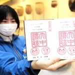 大中遺跡と記された御朱印＝県立考古博物館