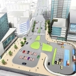 加古川市が公表したＪＲ加古川駅南の再整備案のイメージ図。タワーは描かれていない