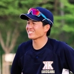 今春から加古川北高監督に就任したＯＢの岩崎誠司さん＝加古川市野口町水足、加古川北高校
