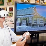 東播工業高校の生徒が作った本岡家住宅のＶＲ映像＝加古川市東神吉町神吉