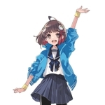 新しく発表された「かこのちゃん」のイラスト（加古川市提供）