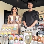 「みちくさプロジェクト」リーダーの三浦萌以さん（左）と発起人の野田光信さん＝加古川市加古川町大野