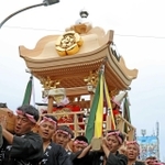 お披露目された農人町の屋台。初練りで祝った＝高砂市高砂町農人町