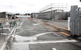 ２０２１年度末をもって閉場した旧加古川市公設地方卸売市場の跡地＝加古川市野口町長砂