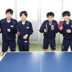 近畿大会に出場する氷丘中学校卓球部のメンバー＝加古川市加古川町大野