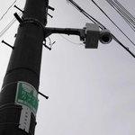 ５００台で稼働し始めた高砂市の「見守りカメラ」＝高砂市荒井町千鳥２