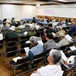 播磨臨海地域道路の計画に対する問題点を共有した集会＝高砂市高砂町朝日町１
