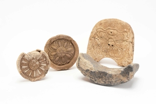 古大内遺跡で採集された瓦