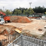 稲美町のアーバンスポーツ施設、工事に遅れ　地中からアスファルト出現、ゲートボール場の名残か