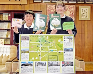 志方小６年生がふるさと学習「志方タイムトラベラーズ」を通じてガイドマップを作成した＝加古川市志方町志方町