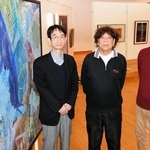 「いのち」や「安全」多様な世界表現　画壇で活躍、稲美の画家3人が作品展　13日から