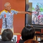 今回初めて監督として臨んだラリーを振り返る池町佳生さん＝加古川市神野町神野