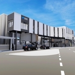 ２０２８年度に完成を予定している、ＪＲ曽根駅新駅舎のイメージパース（高砂市提供）