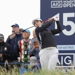　第２ラウンド、通算１１アンダーで単独首位に立った山下美夢有＝ロイヤルポースコールＧＣ（共同）