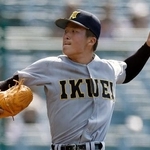 　鳥取城北を完封した仙台育英・吉川＝甲子園