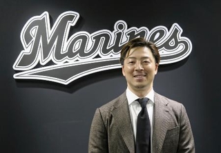 　ロッテの美馬＝２０２３年、ＺＯＺＯマリンスタジアム