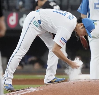 　２回、適時打で追加点を許した日本ハム・伊藤＝エスコンフィールド