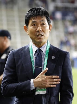 　森保監督＝９日、コロンバス