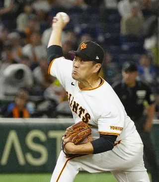 　中日戦に先発した巨人・田中将＝東京ドーム