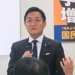 　ＳＮＳに関する勉強会であいさつする国民民主党の玉木代表＝４日午前、国会内
