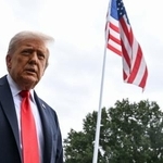 　トランプ米大統領＝７日、ワシントン（ロイター＝共同）