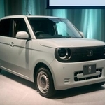 　ホンダが発売する軽乗用車の新型電気自動車「Ｎ-ＯＮＥ　ｅ：（エヌワンイー）」＝１１日午前、東京都世田谷区