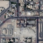 　イスラエル軍の攻撃で被害のあった場所の衛星写真＝１０日、カタールの首都ドーハ（Ｐｌａｎｅｔ　Ｌａｂｓ　ＰＢＣ／ＡＰ＝共同）