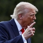 　トランプ米大統領＝１１日、ワシントン（ロイター＝共同）