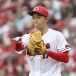 　６回無失点で２勝目を挙げた広島・常広＝マツダ