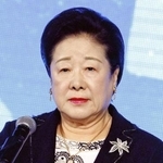 　世界平和統一家庭連合（旧統一教会）の韓鶴子総裁（ゲッティ＝共同）