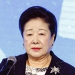 　世界平和統一家庭連合（旧統一教会）の韓鶴子総裁（ゲッティ＝共同）