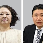 　連合の芳野友子会長、電機連合の神保政史会長