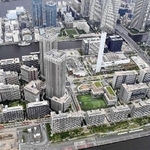 　東京中央区のマンション群