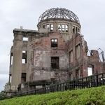 　国の特別史跡に指定された広島市の原爆ドーム