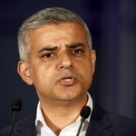 　ロンドンのカーン市長（ゲッティ＝共同）