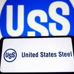 　ＵＳスチールのロゴ（ゲッティ＝共同）
