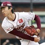 　西武戦に先発し、６回１失点で４勝目を挙げた楽天・荘司＝楽天モバイルパーク