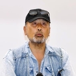 　福井市で開かれた集会に出席した前川彰司さん＝２１日午後