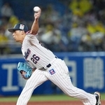 　阪神戦に先発し７回無失点で４勝目を挙げたヤクルト・山野＝神宮