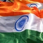 　インド国旗（ゲッティ＝共同）
