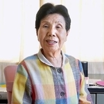 　袴田巌さんの再審無罪判決から１年となり、心境を語る姉ひで子さん＝２６日午前、浜松市（支援者公表の動画から）