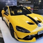 　シャオミのＥＶ「ＳＵ７　ウルトラ」＝２６日午前、東京都千代田区